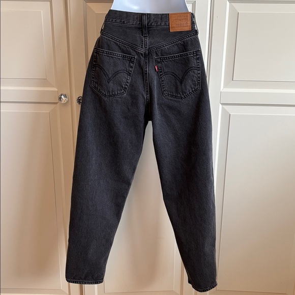 Levi's Premium
HIGH LOOSE TAPER FIT WOMEN'S
PANTS Black Size 27 80's Style - Picture 8 of 16